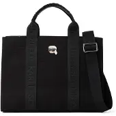 Karl Lagerfeld Käsilaukku 'Ikon' beige / musta / valkoinen
