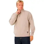 Rip Curl Premium Surf Qtr Zip Crew Neulepaita stone Koko XL