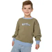 Rip Curl Ride The Wave Crew Kids Neulepaita surplus green Koko T04