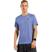 Odlo Men's T-Shirt Crew Neck S/S X-Alp Pw 115 Dazzling Blue Melange Lyhythihaiset treenitopit XL
