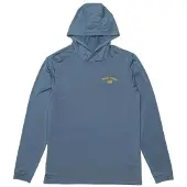 Salty Crew Overnight Hood Sunshirt Longsleeve Lycra sininen, XXL