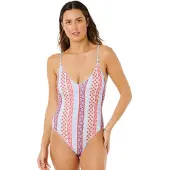 Rip Curl Coastal Instinct Cheeky 1Pc - Multi/patterned - M