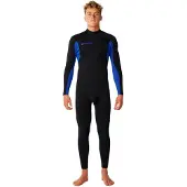 Rip Curl Trad 3/2 Mm Fl Pitkähihainen Neopreenipuku Jossa Vetoketju Selässä
