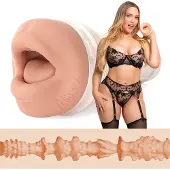 Fleshlight Girls Mia Malkova Headshot - Tekosuu, kerroksittaisella insertillä, suuseksikokemus, aito, omassa kotelossaan, ihonkaltainen, vaalea