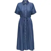 ONLY Onlcharis Life 2/4 Shirt Dress Wvn Cc - Blue - S