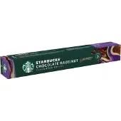 Starbucks | Suklaa-hasselpähkinä - 10 kapselia Nespresso-koneisiin