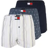 Tommy Hilfiger 3P Woven Boxer Print - Navy - S