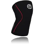 Rehband RX-Polvisuoja 7mm Musta/Punainen