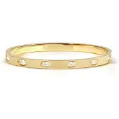 Nomination Pretty Bangles teräs rannekoru kulta S-koko 029525/020