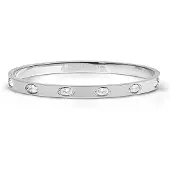 Nomination Pretty Bangles teräs rannekoru zirkonia M-koko 029526/001