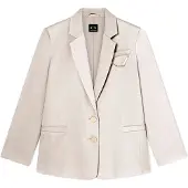 Armani Exchange for woman. XW001953AF21553U6223 Semi beige blazer (3XL), Casual, Classic, Polyester