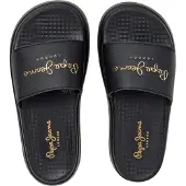 Pepe Jeans for woman. PLS700001 Bella Log sandals black (36), Flat, None, Beachwear, Polyurethane