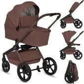 Lionelo FREYA 3-in-1 Yhdistelmävaunut, Black Onyx