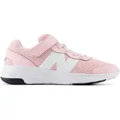 New Balance unisex for kids. PT578V1 Shoes 578v1 Bungee Lace with Top Strap pink (34.5 W), Flat, Laces, Velcro, Casual, children's fashion