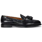 Ralph Lauren for man. 811967540002 Maestra Leather Moccasins black (45), Flat, None, Casual
