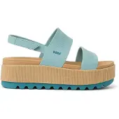 Reef for woman. CJ8788 Water Vista Higher Sandals blue (41), 3 to 5 cm, Velcro, Casual
