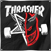 Thrasher X Spitfire Thrash & Burn Banner Pipo