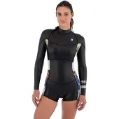 Hurley Air 2 Mm Springsuit Naisten Pitkähihainen Shorty-märkäpuku Takavetoketjulla