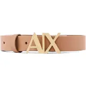 Armani Exchange for woman. 941125CC719U6299 Brown Logo Belt (80cm), Casual, Leather