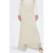ONLY Onlalbina Long Skirt Jrs - Cream - M