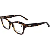 Ferragamo SF2951 53/18/140 Tummat kilpikonnakuosiset silmälasit Akryyli NAISILLE SF2951