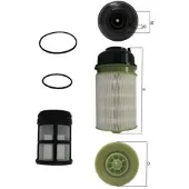MAHLE ORIGINAL Polttoainesuodatin KX 602KIT