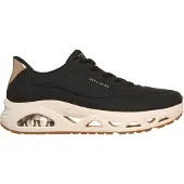 SKECHERS for woman. 190113 Slip-ins Uno Glide Step Glide Glide On Air black slippers (41), Flat, Laces, Casual