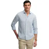 Superdry Riviera Linen Pitkähihainen Kauluspaita