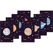 PlayMais Mosaic Cards Decorate Solar System