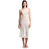 Emporio Armani for woman. EW000608_AF20251 Lace beige dress (S), Cotton, Beachwear, Sleeveless / Straps