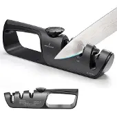 Hobby Hall Winder Home säädettävän kulman veitsenteroitin, 27 × 8 cm, musta / harmaa