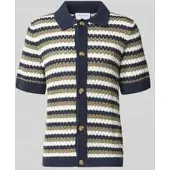Lindbergh Chrochet Cardigan S/S - Green - M