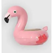 Bitten Floaty Flamingo Pot Planter pink Koko Uni