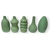 Simiu MINI VASES - 8 cm - 5 pcs - Dusty Green
