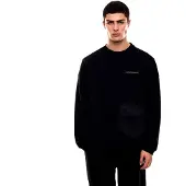 EA7 for man. 7M001585_AF12660 Athletic Mix sweatshirt black (XXL), Casual, Sport, Cotton