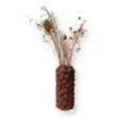 Simiu PUFFRA - Vase - 20cm - Mocha