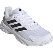 Adidas Urheilukengät 'CourtJam Control 3' harmaa / musta / valkoinen