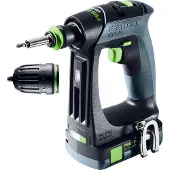 Festool Pora/ruuvinväännin CXS 18 C 3,0-Plus 18 V; 2x3,0 Ah akku