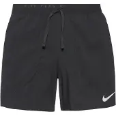 Nike Juoksushortsit Dri-FIT Stride 5'' Brief - Musta/Heijastava hopea, koko X-Large