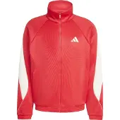 Adidas Urheilullinen collegetakki 'Stadium' verenpunainen / valkoinen