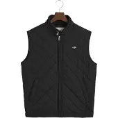 Gant Quilted Windcheater Vest - Black - L