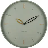 Karlsson seinäkello Petals grayed jade KA6012GR
