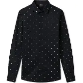 Armani Exchange for man. XM000625AF13184FB434 Shirt Monogram navy (M), Casual, Cotton, Long sleeve