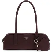 GUESS Isobel Sml Shoulder Satchel - Brown - ONE SIZE