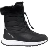 Viking Footwear Kids' Equip Warm Waterproof Zip Black/Granite Talvikengät 31