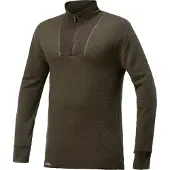 Woolpower Zip Turtleneck 200 Pine Green - XS