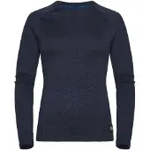 Urberg Women's Selje Merino-Bamboo Top Dark Navy Kerrasto yläosat XS