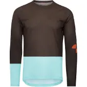 POC Men's Motion Air Long Sleeve MTB Jersey Bronzite Brown/Lazurite Blue S