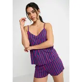 LASCANA Pyjamashortsit laivastonsininen / marjat
