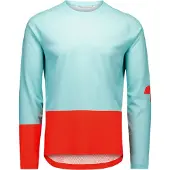 POC Men's Motion Air Long Sleeve MTB Jersey Lazurite Blue/Carnelian Orange XL